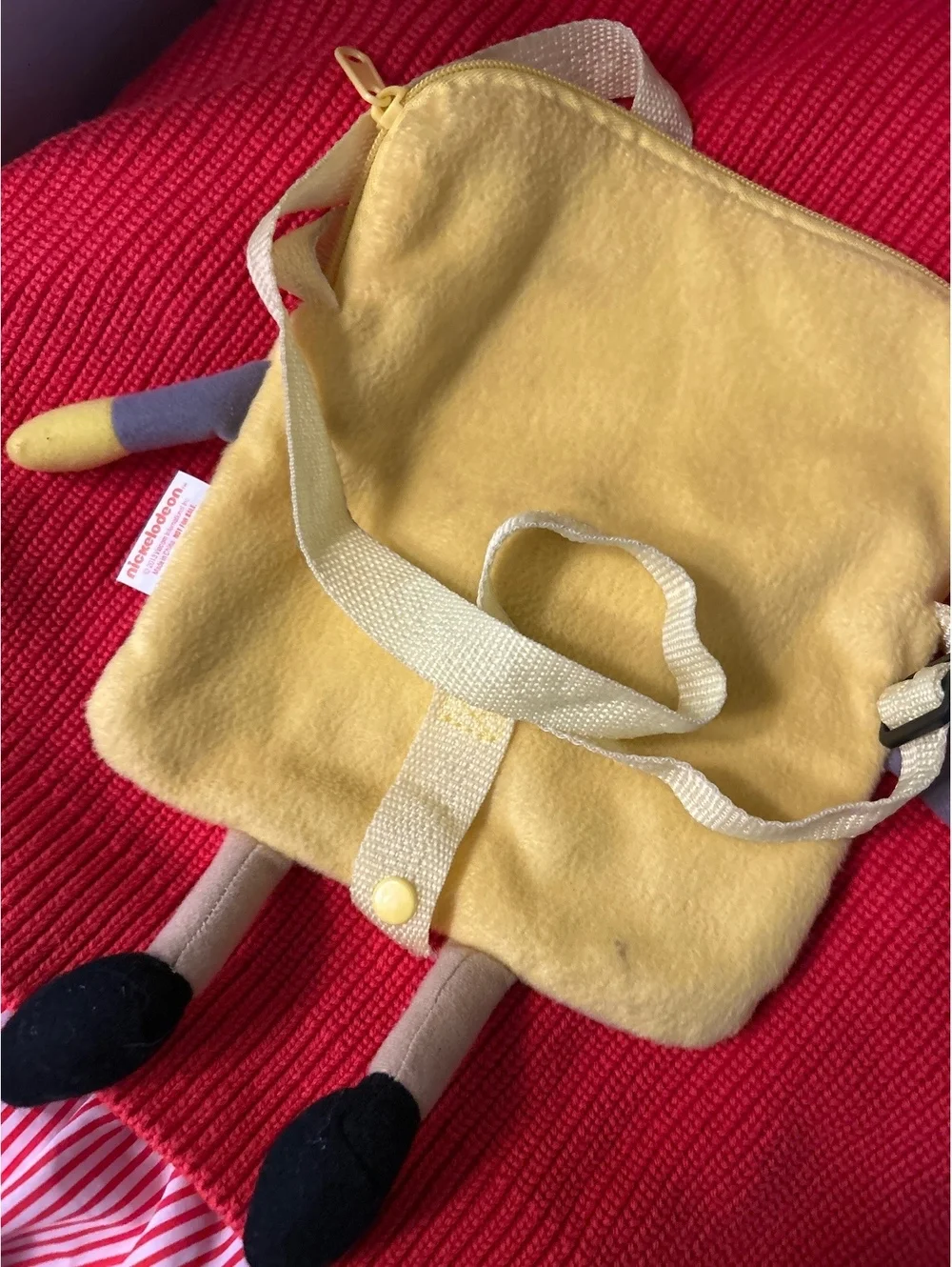 Qatar Airways SpongeBob SquarePants Plush Backpack